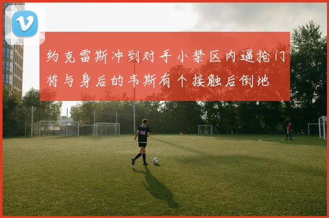 约克雷斯冲到对手小禁区内逼抢门将与身后的韦斯有个接触后倒地